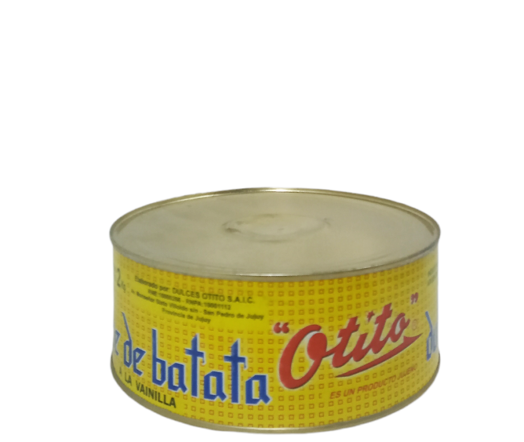 Dulce De Batata A La Vainilla En Lata 2kg – Otito – Argentina Market