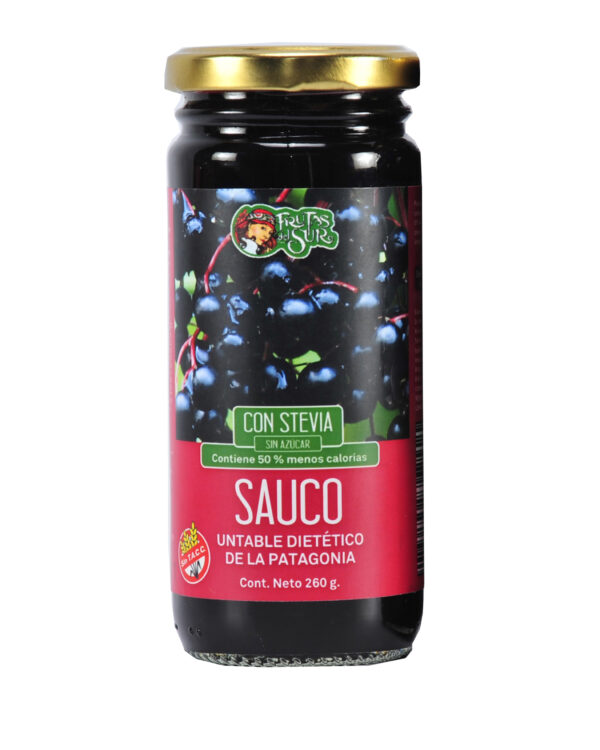 Untable dietético de Sauco (con Stevia) 260 gr. - Frutas del Sur