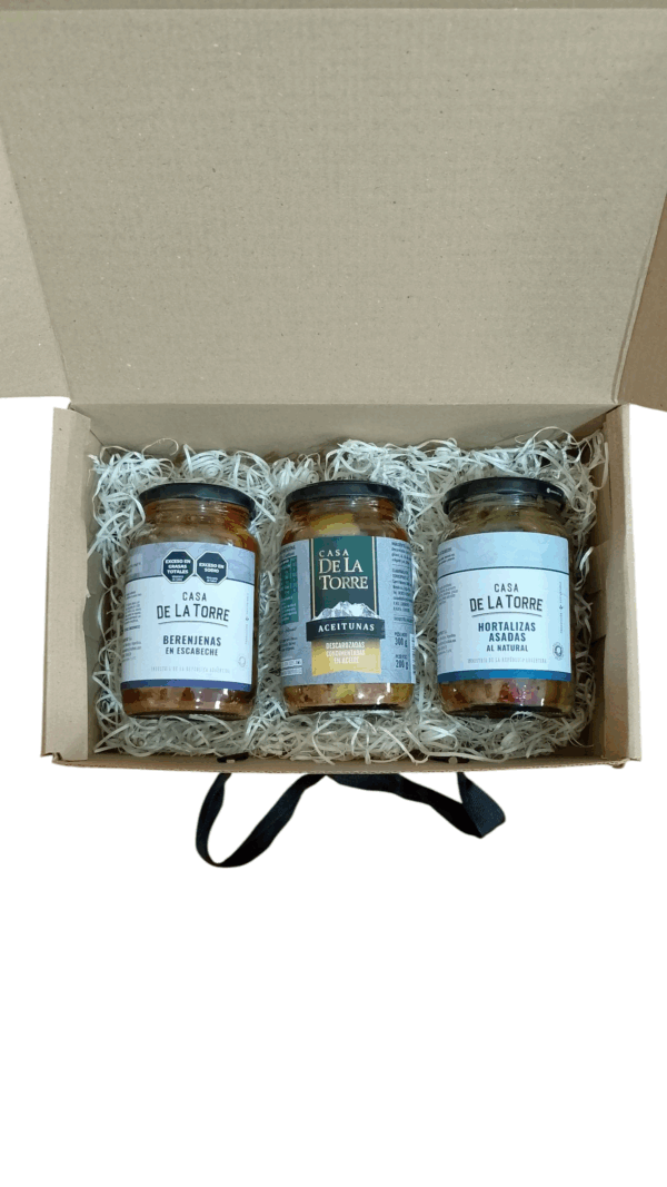 Combo Box Gourmet  Conservas Mendocinas Aceitunas, Berenjenas - Imagen 2